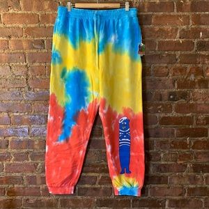 DGK tie dye sweatpants NWT
